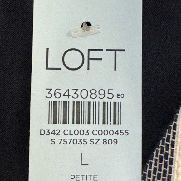 LOFT Blue and White Striped Vest - Picture 4 of 4